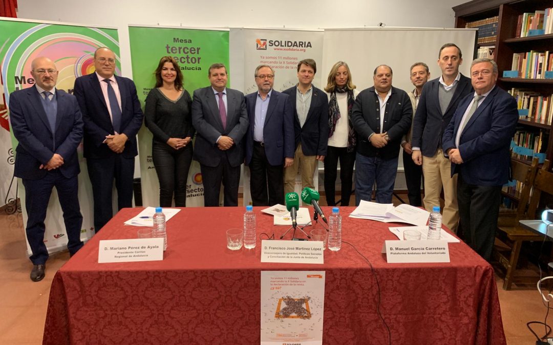 AFA en la presentación de la campaña de la «X Solidaria» en Andalucía