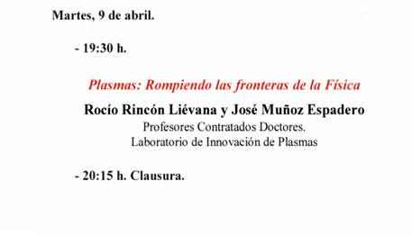 Córdoba. Última conferencia de Tribuna Joven IIIm, «La física hoy»