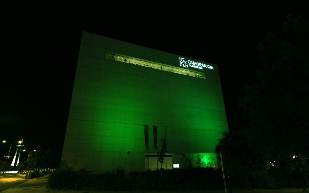 El Centro Cultural Memoria de Andalucía se ‘vistió’ de verde para visibilizar la lucha contra la ELA