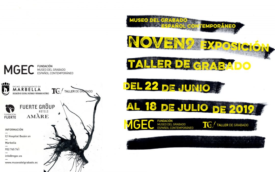 Marbella, Málaga. Inauguración de la exposición ‘Noven9 Taller Grabado’