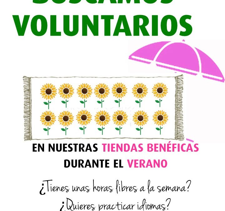 La Fundación Cudeca lanza una campaña de captación de voluntarios para sus tiendas benéficas durante la época de verano