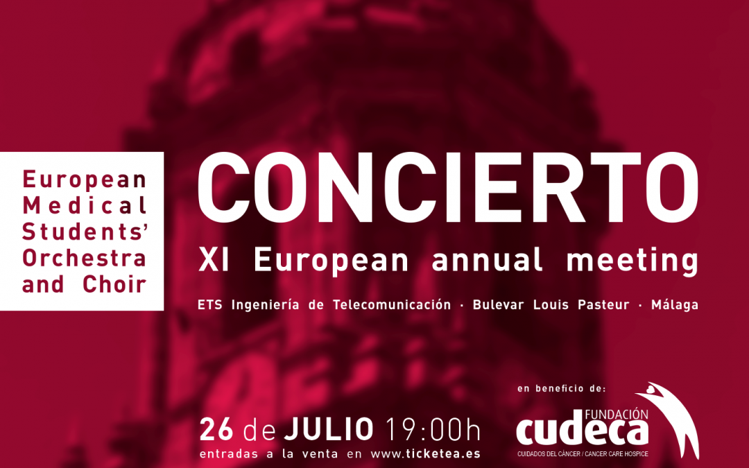 Málaga. Gala solidaria Facultad de Medicina  Concierto Orquesta EMSOC a beneficio de Fundación Cudeca