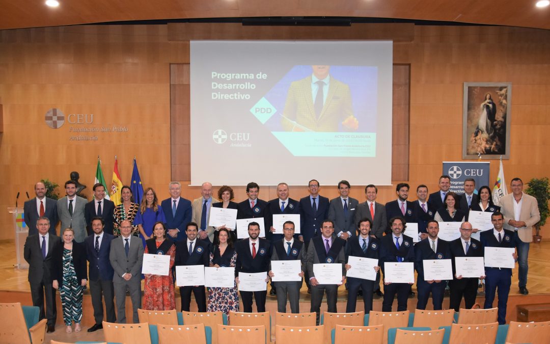 Clausura la II promoción del Programa de Desarrollo Directivo de CEU Andalucía