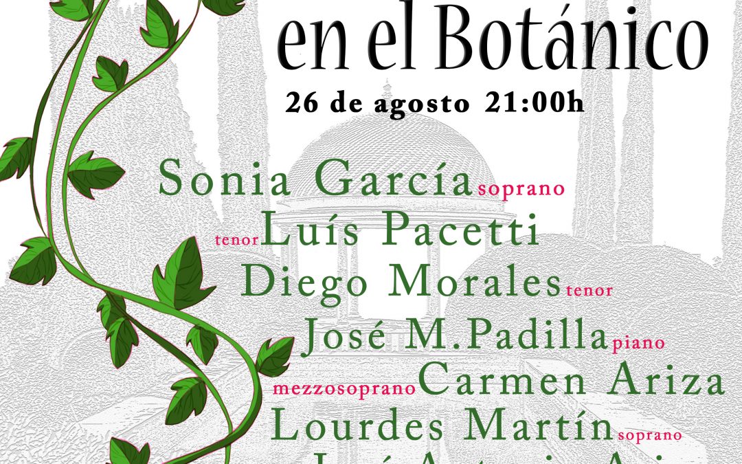 Málaga. Gala de Zarzuela a beneficio de CUDECA en el Jardín Botánico