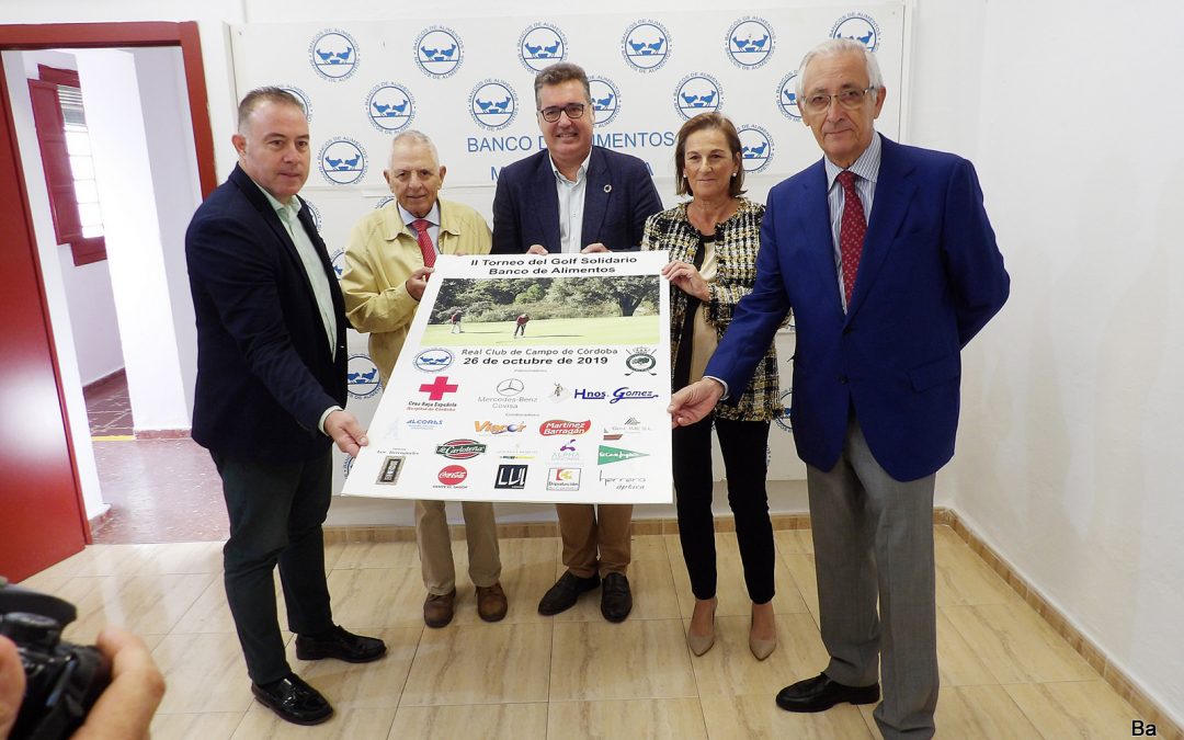 Presentado II Torneo Solidario de Golf Solidario Banco de Alimentos de Córdoba
