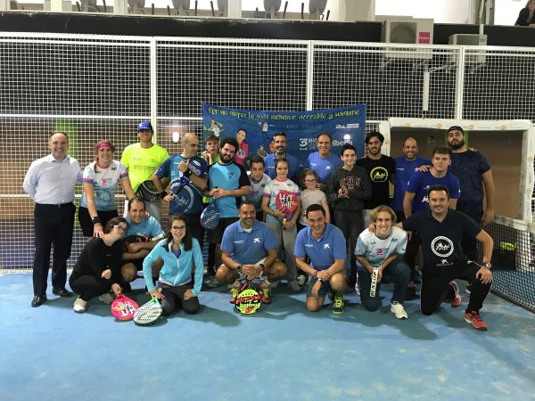 Semana social del voluntariado de la Caixa en Pádel Integra
