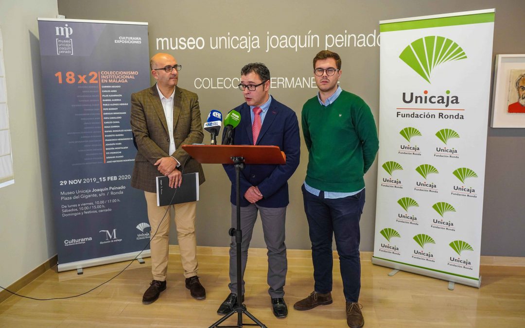 Fundación Unicaja y la Diputación de Málaga exhiben sus fondos de arte en Ronda con la exposición ‘18×2 Coleccionismo institucional en Málaga’