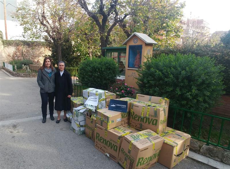 La Fundación Lamaignere hace entrega de las aportaciones realizadas en la campaña de recogida de alimentos y juguetes