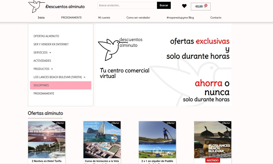 El nuevo centro comercial virtual del Campo de Gibraltar abre sus puertas