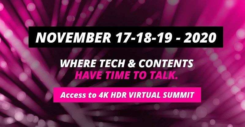 Fundación Audiovisual Pública Andaluza continúa su colaboración un año más con el 4K HDR Summit,