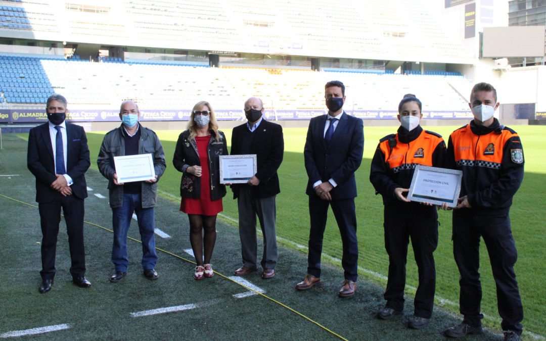 Fundación Cádiz CF celebra el Día del Voluntariado con un homenaje a los más comprometidos en esta crisis Covid