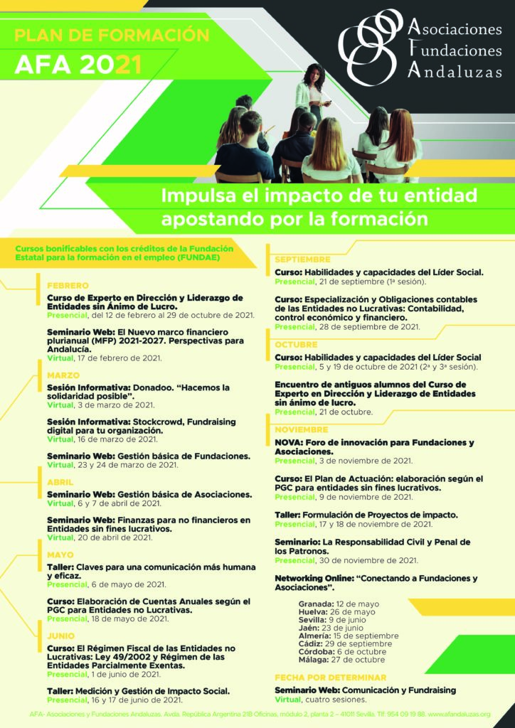 cursos para fundaciones y asociaciones