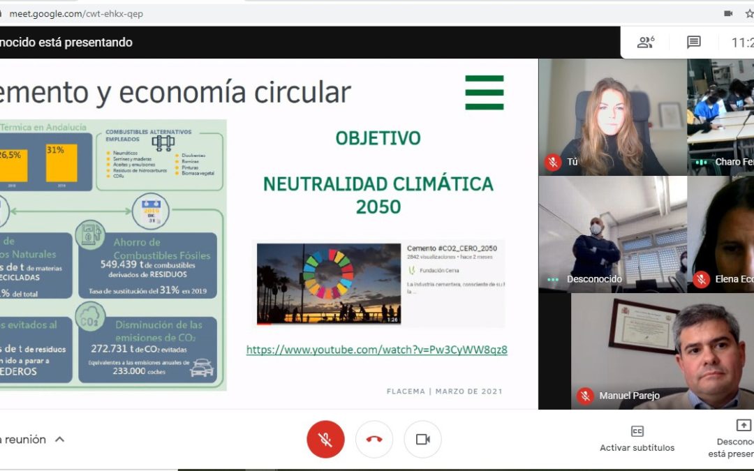 FLACEMA inaugura en el IES El Palo de Málaga un nuevo ciclo de jornadas con los centros de enseñanza del entorno de las fábricas de cemento andaluzas