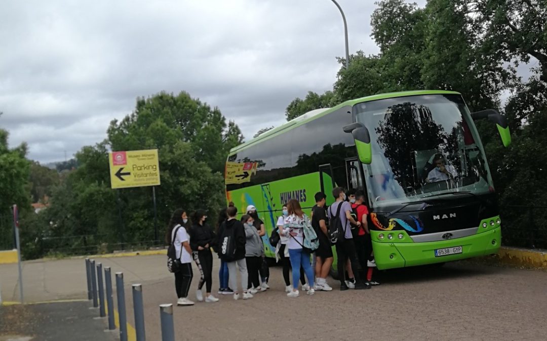 Los grupos escolares vuelven al Parque Minero de Riotinto después de 427 días