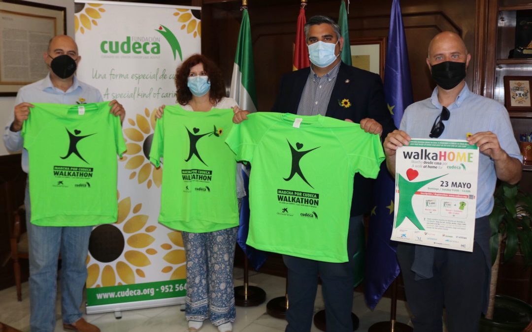 Presentación de la Marcha desde casa por Cudeca “Walkahome”  en el Ayuntamiento de Mijas