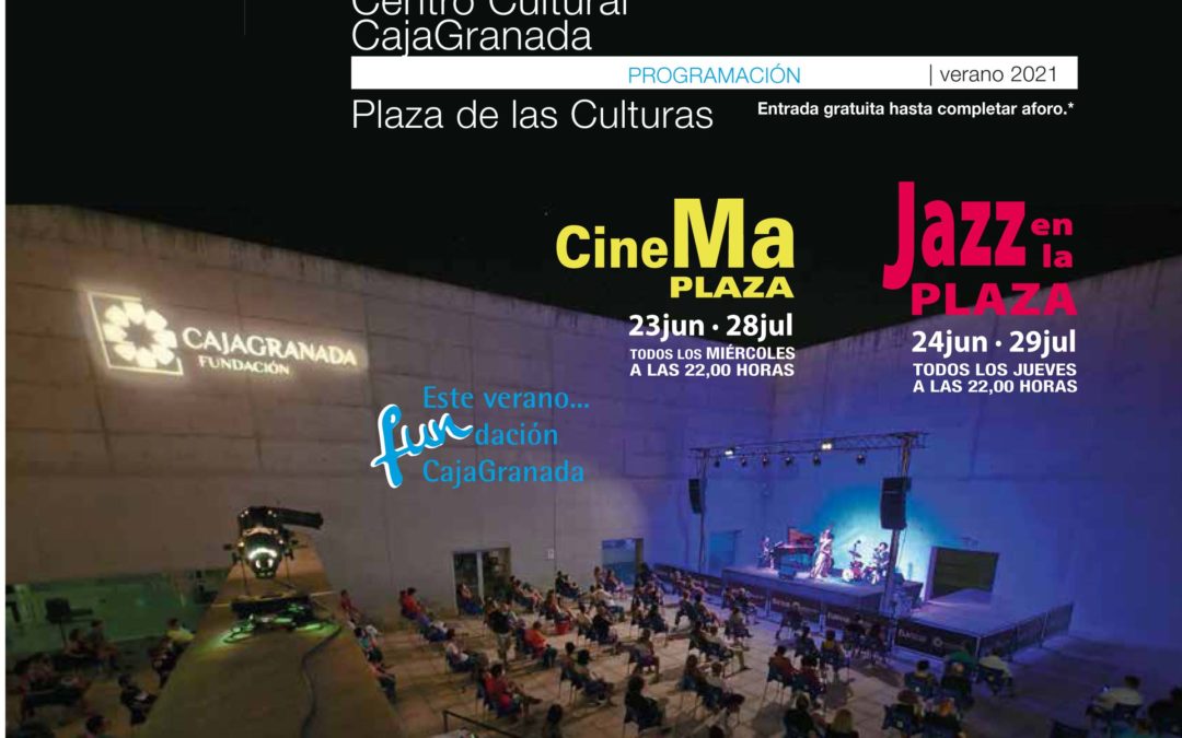 Vuelven las noches de cine y de jazz en directo a la Plaza de las Culturas del Centro Cultural CajaGranada