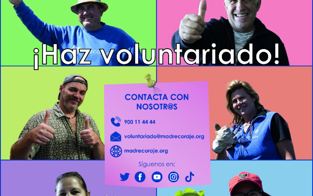 Madre Coraje relanza su campaña de voluntariado ‘Contágiate de energía positiva’ en busca de colaboración para atender sus tiendas solidarias