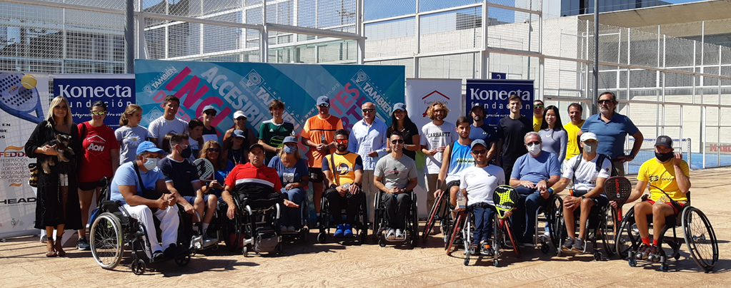 Gran fiesta del pádel adaptado: Trofeo Fundación Konecta-Fundación También Prueba Copa de España