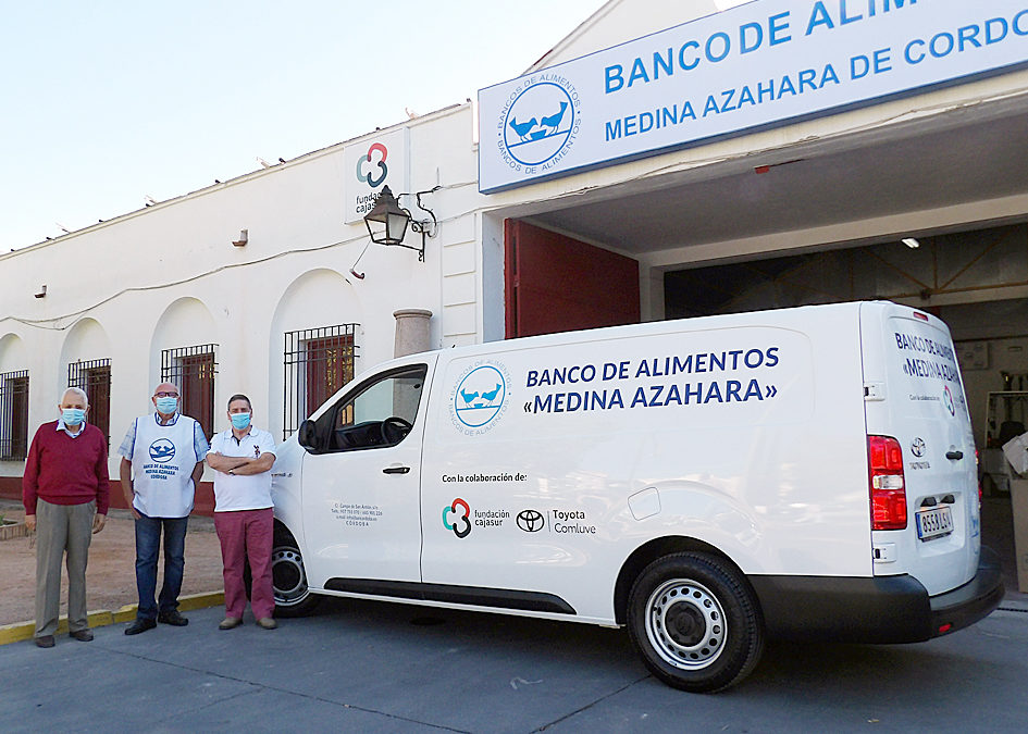 El Banco de Alimentos de Córdoba estrena su primera furgoneta eléctrica