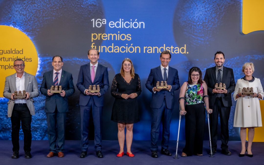 Fundación Randstad premia a Grupo Pelayo, Anudal Industrial, Pronisa Ávila, Balance Productions, Visualfy y Claudia Tecglen