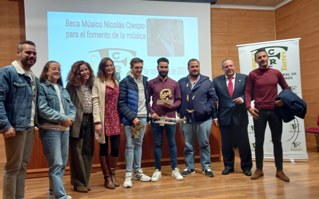 La Fundación Caja Rural de Cañete de las Torres celebra la entrega de la Beca Músico Nicolás Crespo para el fomento de la música