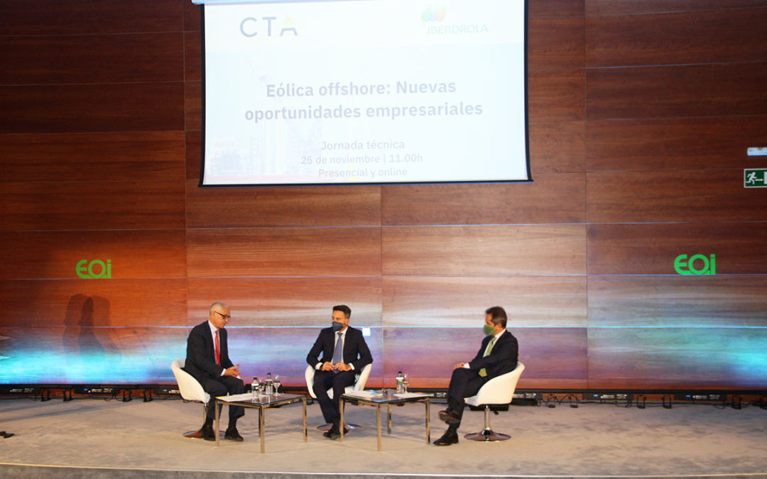 Casi 200 asistentes en una jornada de CTA e Iberdrola sobre las oportunidades de la Eólica Offshore en la transición energética