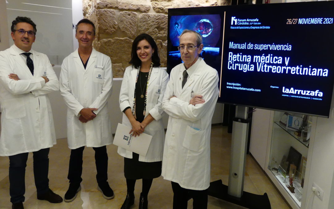 Hospital la Arruzafa reúne a medio millar de expertos en retina de toda España en la vigésimo segunda edición de su congreso oftalmológico