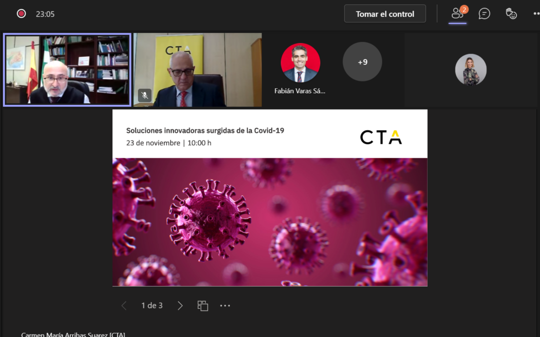 CTA muestra en una jornada soluciones innovadoras andaluzas frente a la COVID-19