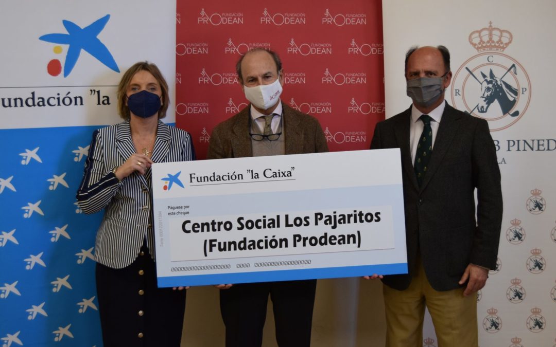 Fundación Prodean recibe el reconocimiento de La Caixa y El Real Club Pineda de Sevilla