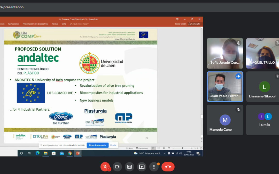 Ford, Cosentino y el Consejo Oleícola Internacional participan en el primer Seminario Técnico del proyecto LIFE-Comp0live