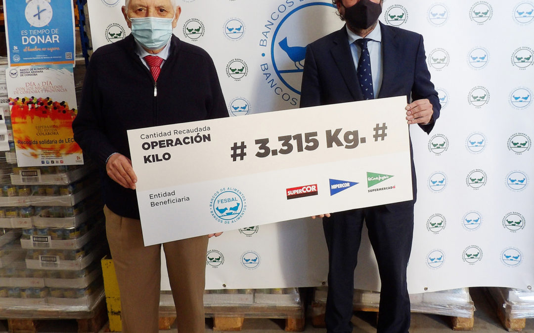 El Corte Inglés suma 3.315 kg a su continua colaboración con el Banco de Alimentos de Medina Azahara