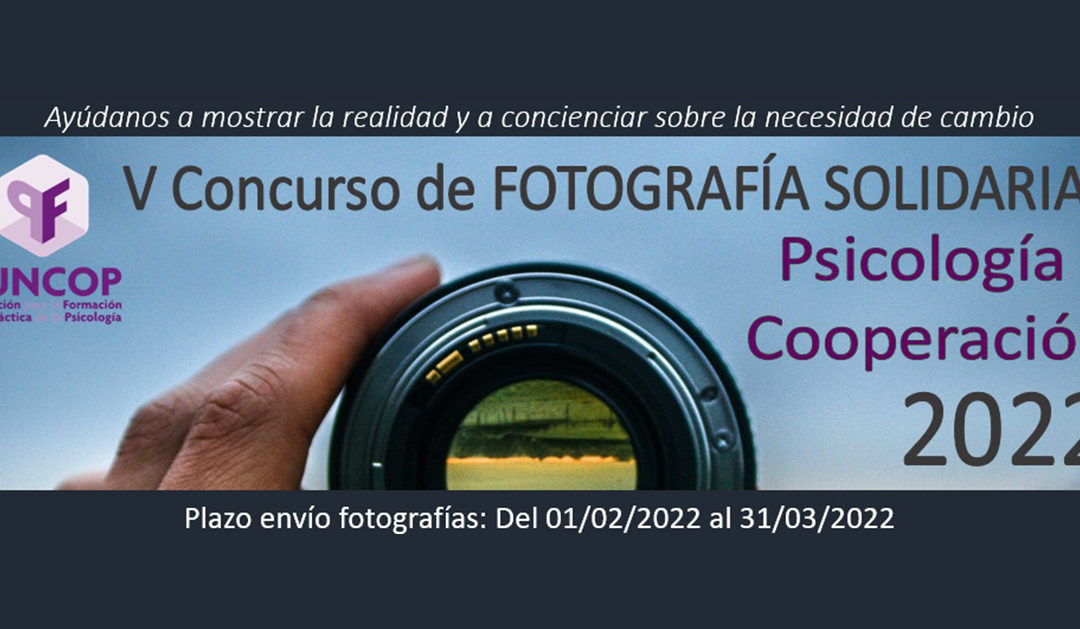 V Concurso de Fotografía Solidaria: Psicología y Cooperación