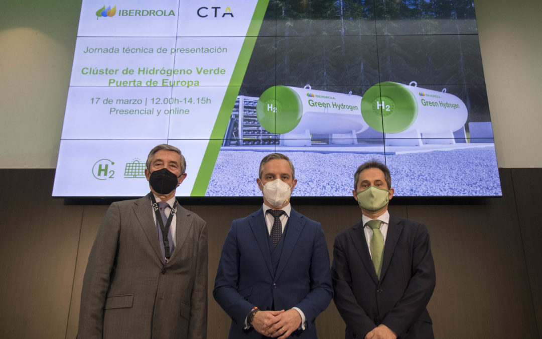 Más de 300 asistentes en la jornada técnica del nuevo clúster de hidrógeno verde Puerta de Europa, organizada por Iberdrola y CTA