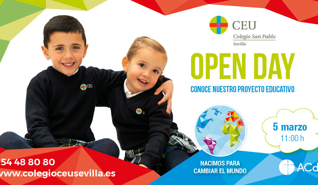El Colegio CEU San Pablo Sevilla celebrará su Open Day el próximo sábado, 5 de marzo