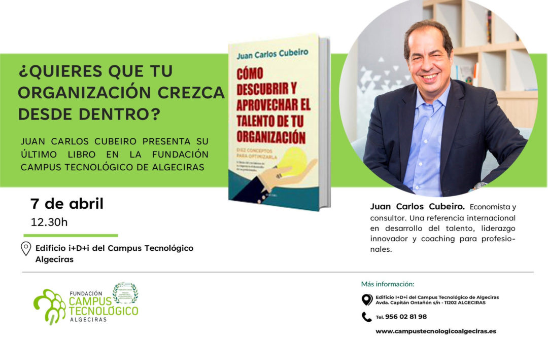 Juan Carlos Cubeiro el “economista del talento” presenta su último libro en Algeciras
