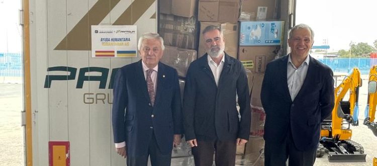 La Fundación Lamaignere y el Grupo Logístico Pantoja colaboran en el envío a Ucrania de ayuda humanitaria