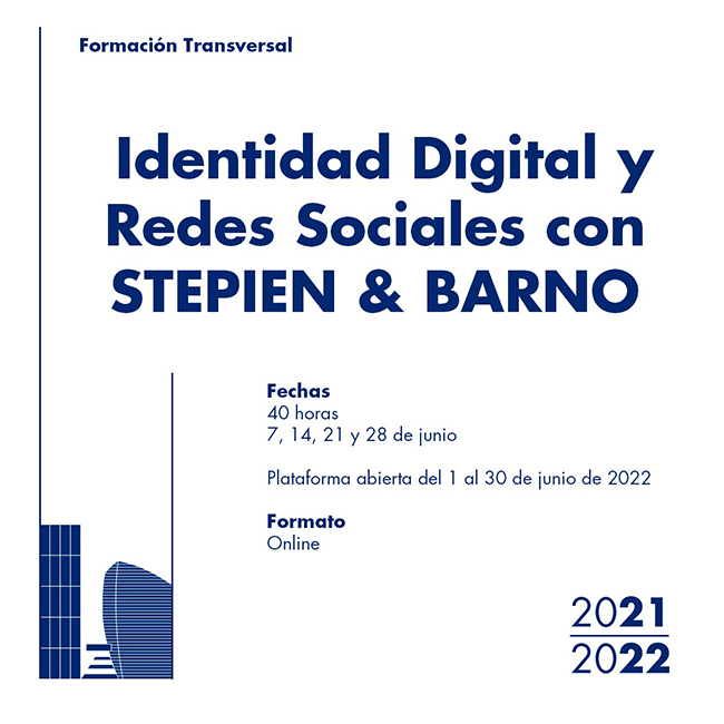 Curso online «Identidad digital y redes sociales con Stepien & Barno»