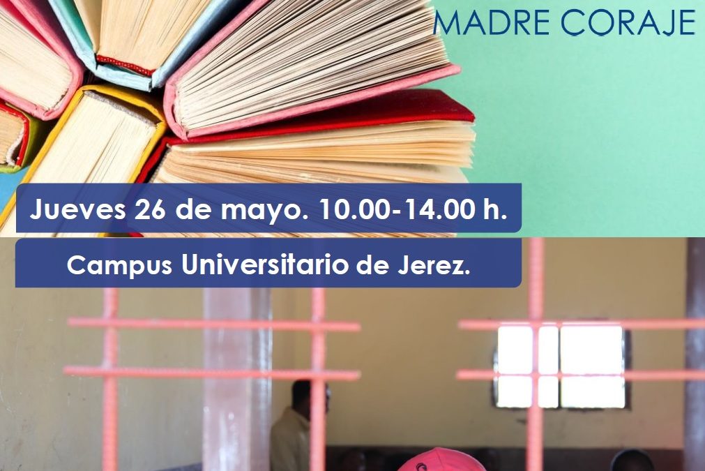 Madre Coraje instala en el Campus de Jerez un Mercadillo Solidario de Libros con una segunda vida