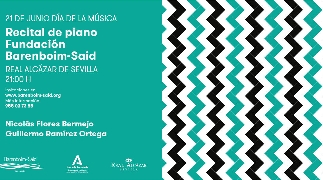 La Fundación Barenboim-Said celebra el Día de la Música con un recital de piano en el Alcázar de  Sevilla