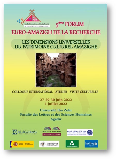 Fundación Euroárabe presenta el V Foro Euro-Amazigh «Las dimensiones universales del patrimonio cultural amazigh»