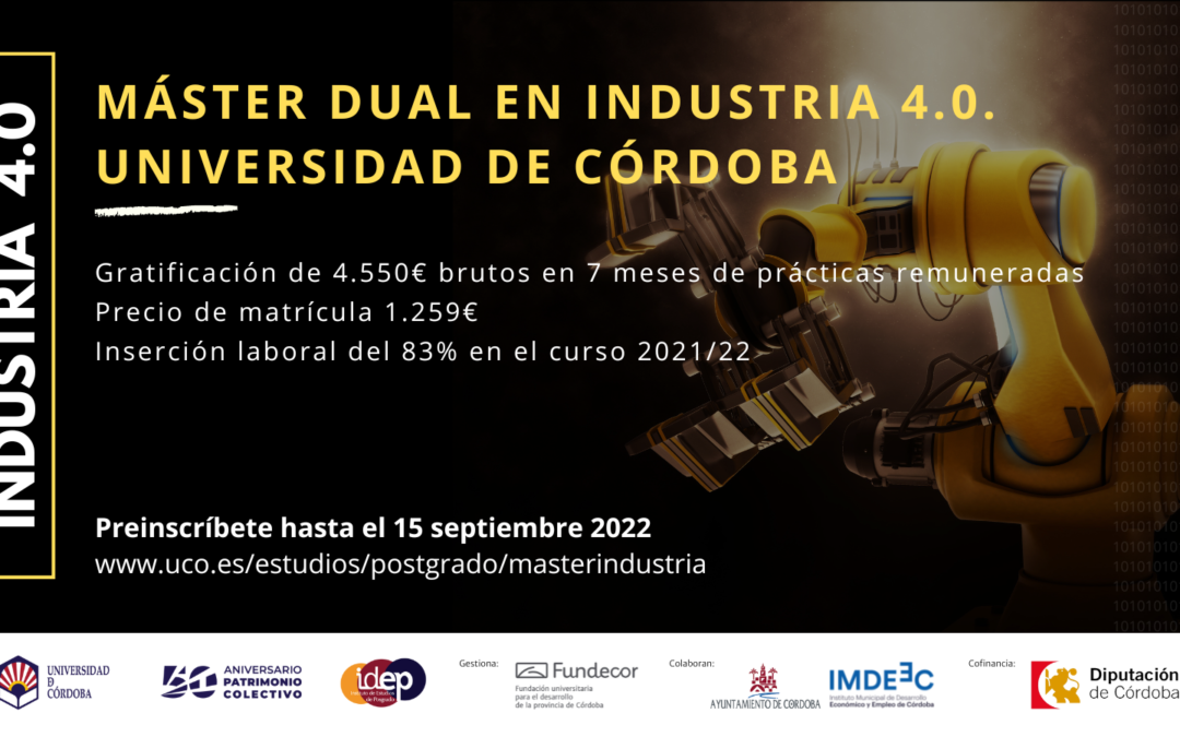 Fundecor anuncia el Master Dual Industria 4.0