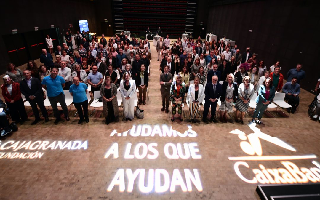 CajaGranada Fundación y CaixaBank entregan 250.000 euros para impulsar los proyectos sociales de 107 asociaciones