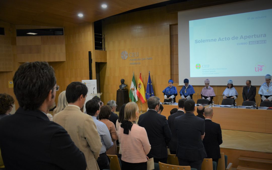 El Centro de Estudios Universitarios Cardenal Spínola CEU inaugura el curso académico 2022/2023