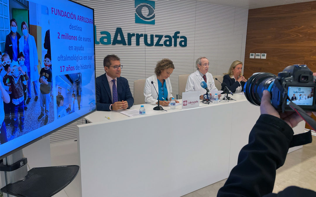 Fundación Arruzafa destina dos millones de euros a ayuda oftalmológica en sus diecisiete años de historia