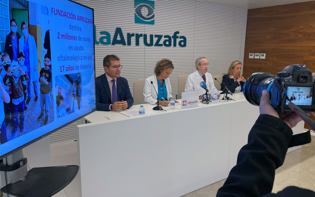 Fundación Arruzafa destina dos millones de euros a ayuda oftalmológica en sus diecisiete años de historia