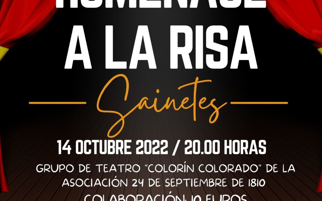 El Teatro Principal de Puerto Real acogerá este viernes 14 un ‘Homenaje a la risa’ a beneficio de Madre Coraje