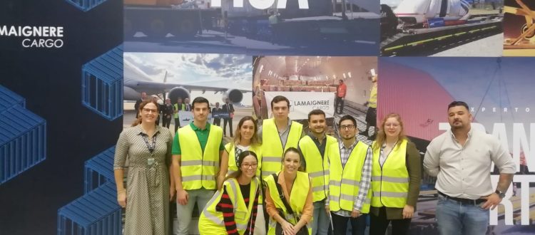 Alumnos de la 3ª edición del MIM Empresas Logísticas de la Universidad Loyola visitan las nuevas instalaciones logísticas de Fundación Lamaignere