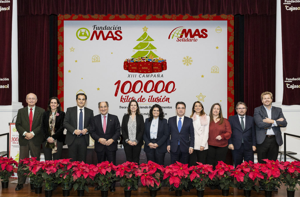 Fundación MAS reparte 100.000 kilos de alimentos entre las familias sin recursos de Andalucía y Extremadura en la XIII edición de su campaña “100.000 kilos de ilusión”