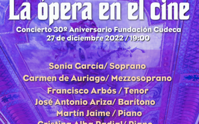 Concierto La Ópera en el cine 30º Aniversario Fundación Cudeca