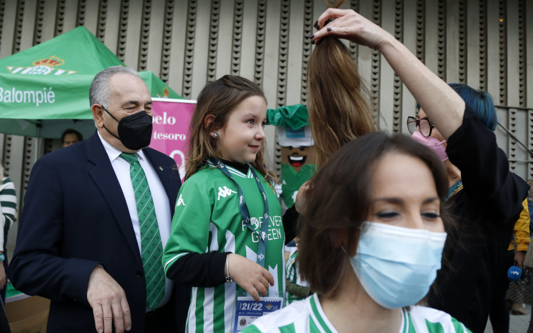 Dona tu melena en el Benito Villamarín, colabora con una buena causa y llévate una entrada para el Real Betis- Celta de Vigo